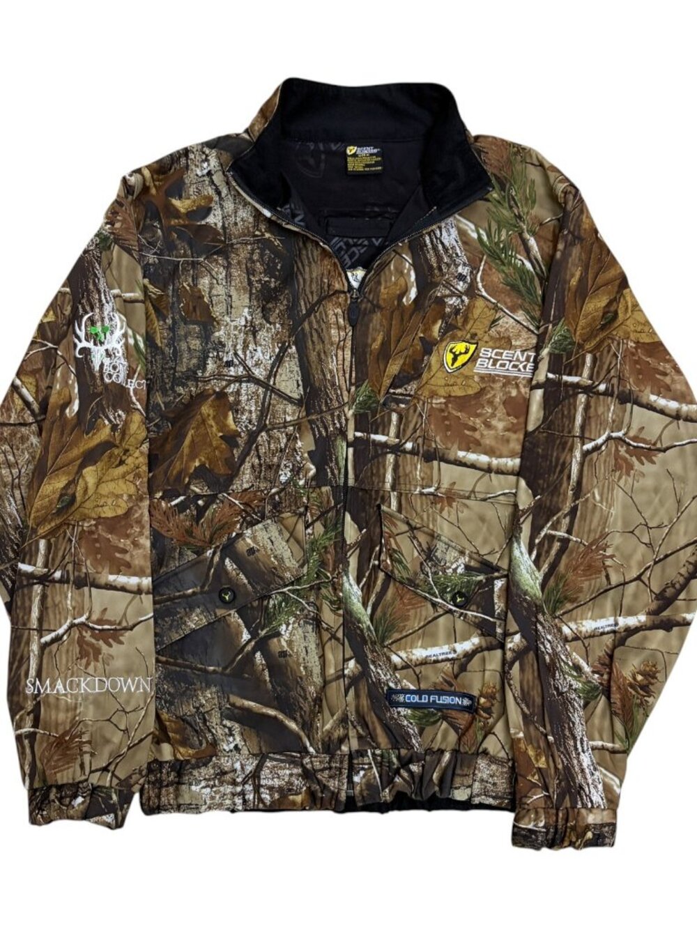 REALTREE SCENTBLOCKER Camo Hunting Jacket Woods Coat Mens Medium